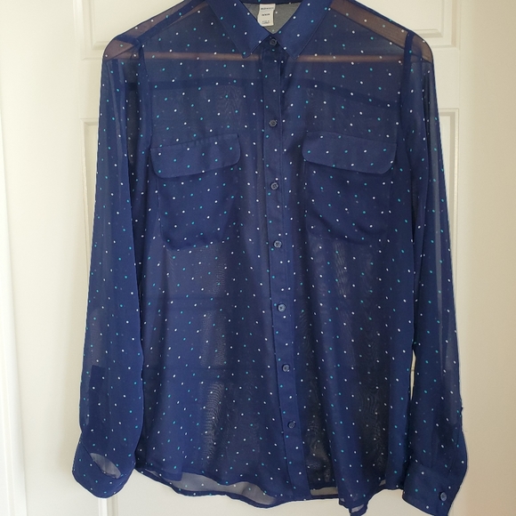 Old Navy long sleeve sheer top size m - Picture 5 of 7